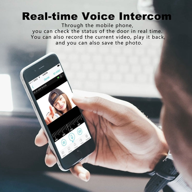 M108 720P 6400mAh Smart WIFI Video Visual Doorbell,Support Phone Remote Monitoring & Real-time Voice Intercom, M108 M108 720P 6400mAh Smart WIFI Video Visual Doorbell,Support Phone Remote Monitoring & Real-time Voice Intercom, M108